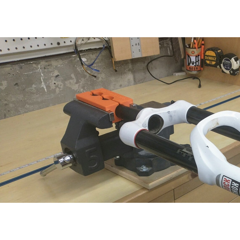 RNOKS DESIGNS Suspension Fork Steerer Tube Vise Clamp 1”1/8 UN1