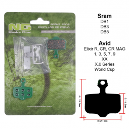 Disc brake pads 0919 Organic