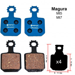 CAPGO Brake Pads BL31 Organic