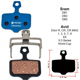 CAPGO Brake Pads BL40 Organic