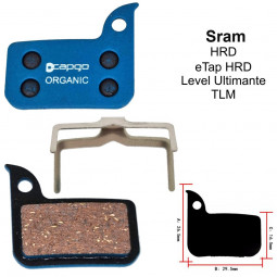 CAPGO Brake Pads BL42 Organic