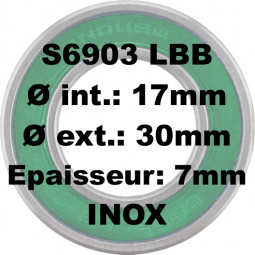 Roulement S6903 LLB 17x30x7...