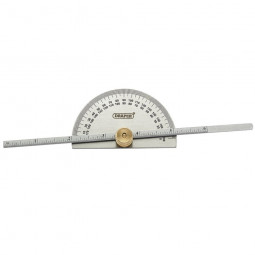 Protractor with depth gauge...