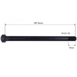 Axe arrière 167.5x12x1,0mm...