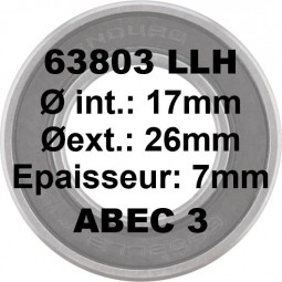 SGM Roulement 63803 LLH...