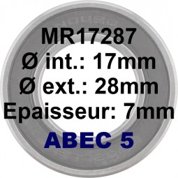 MR17287 LLU/LLB 17x28x7...