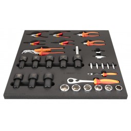 UNIOR Set of tools in tray...