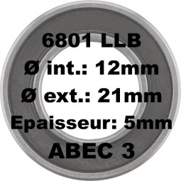 SGM Roulement 6801 LLB...