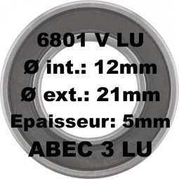SGM Roulement 6801 V LLU...