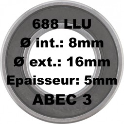 SGM 688 LLU 8x16x5 Bearing...