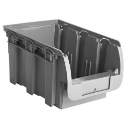 UNIOR Grey plastic boxes -...