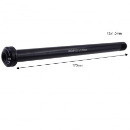 Axe arrière 173x12x1,0mm -...