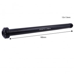 Axe arrière 166x12x1,5mm -...