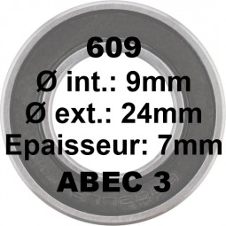 SGM 609 9x24x7mm Bearing ABEC3