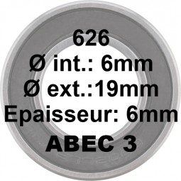 SGM 626 6x19x6 Bearing ABEC3