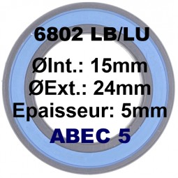 SGM Roulement 6802 LB/LU...