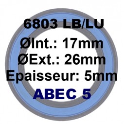 SGM Roulement 6803 LB/LU...