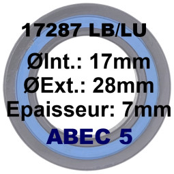 SGM 17287 LLB 17x28x7mm...