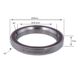 Roulement R429 49 x 36.9 x...