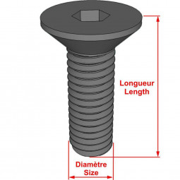 Vis inox A2 Tête FHC