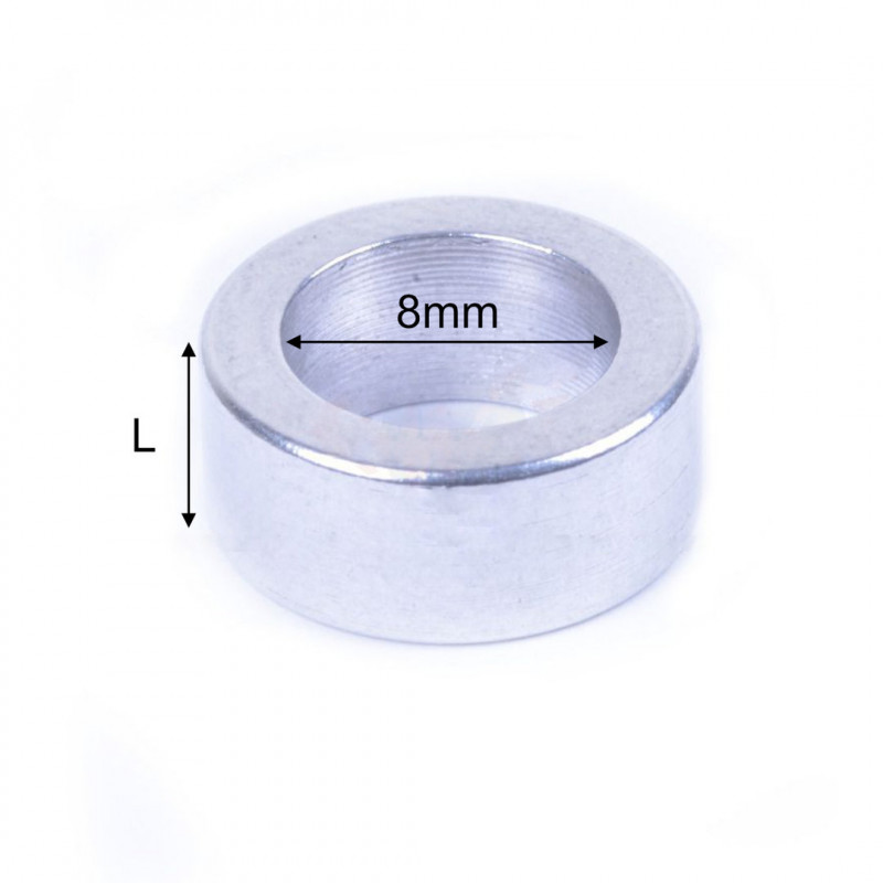 Alloy chainring spacer for inner chainrings Bag of 20