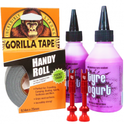 Ready to ride Tubeless kit...