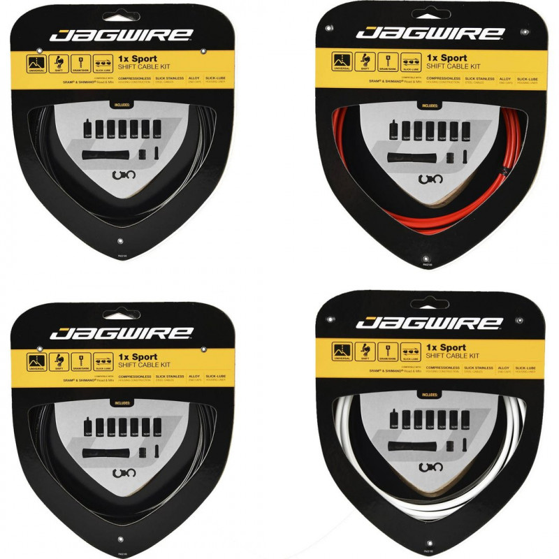 Kit câbles+gaines 1X PRO pour dér. VTT/Route Shimano/SRAM JAGWIRE