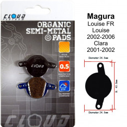 CLOUD Plaquettes de frein...