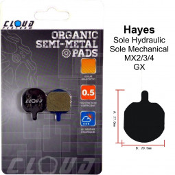 CLOUD Plaquettes de frein...