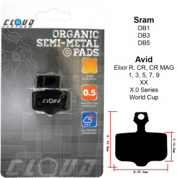 CLOUD Plaquettes de frein...