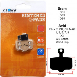 CLOUD Plaquettes de frein...