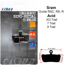 CLOUD Plaquettes de frein...