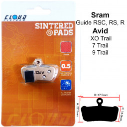 CLOUD Plaquettes de frein...