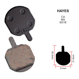 Plaquettes de frein Semi...