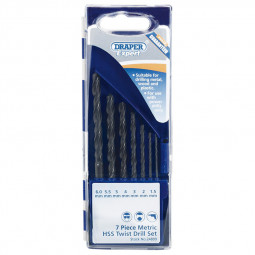 DRAPER Metric Drill Set (7...
