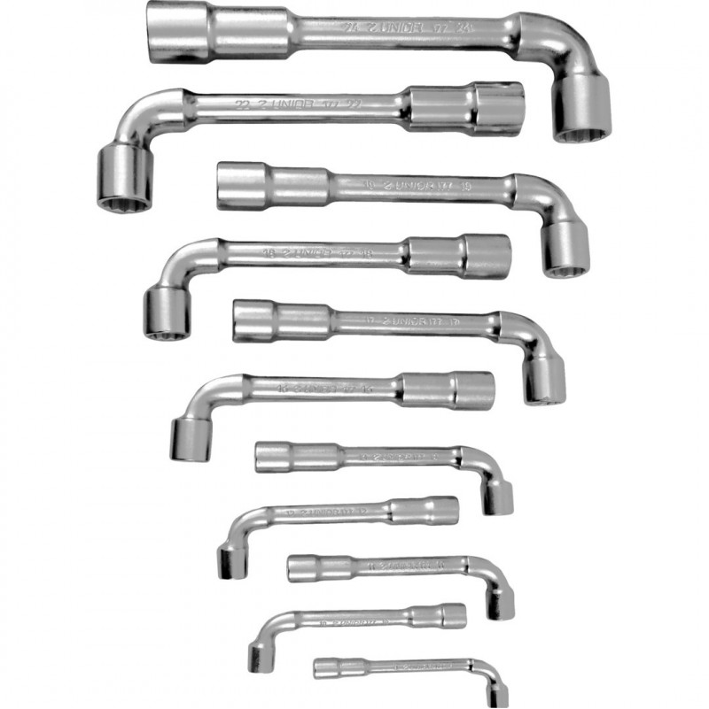 UNIOR Set of double ended offset socket wrenches in carton box 177CS11