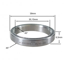 Roulement CU237 30.15 x 39...