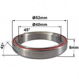 Roulement CU250 40 x 52 x 8...