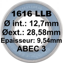 Roulement 1616 LLB 1/2" x 1...