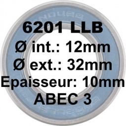 Roulement 6201 LLB 12x32x10...