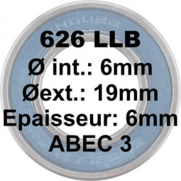 626 LLB 6x19x6 Bearing ABEC3