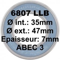 6807 LBB 35x47x7 Bearing ABEC3
