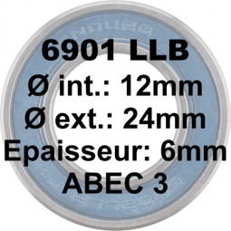 6901 LLB 12x24x6 Bearing ABEC3