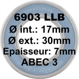 Roulement 6903 LLB 17x30x7...