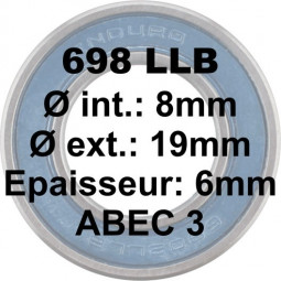 698 LLB 8x19x6 Bearing ABEC3