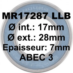 Roulement MR17287 LLB...