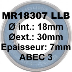 Roulement MR18307/ABEC3 LLB...