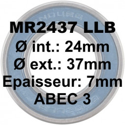 MR2437 LBB Bearing 24x37x7...
