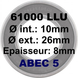 Roulement 61000 LLU 10x26x8...