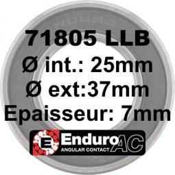 Roulement 71805 LLB 25x37x7...